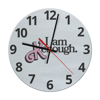 Barbie, i am Kenough, Ρολόι τοίχου γυάλινο (30cm)