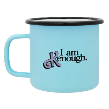 Barbie, i am Kenough, Κούπα Μεταλλική εμαγιέ ΜΑΤ σιέλ 360ml