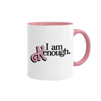 Barbie, i am Kenough, Mug colored pink, ceramic, 330ml