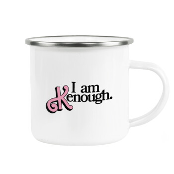 Barbie, i am Kenough, Κούπα Μεταλλική εμαγιέ λευκη 360ml