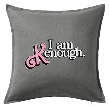 Barbie, i am Kenough, Sofa cushion Grey 50x50cm includes filling