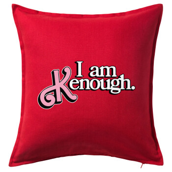 Barbie, i am Kenough, Sofa cushion RED 50x50cm includes filling