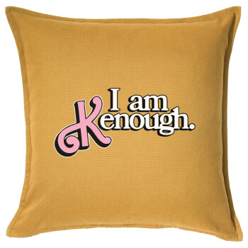 Barbie, i am Kenough, Sofa cushion YELLOW 50x50cm includes filling