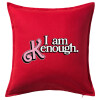 Sofa cushion RED 50x50cm includes filling