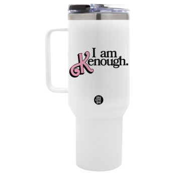 Barbie, i am Kenough, Mega Stainless steel Tumbler with lid, double wall 1,2L