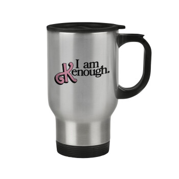 Barbie, i am Kenough, Stainless steel travel mug with lid, double wall 450ml