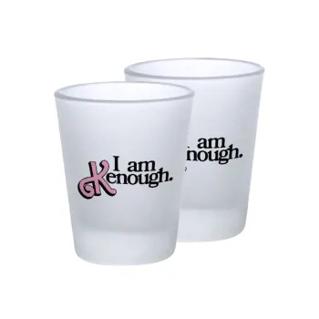 Barbie, i am Kenough, Σφηνοπότηρα γυάλινα 45ml του πάγου (2 τεμάχια)