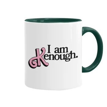 Barbie, i am Kenough, Κούπα χρωματιστή πράσινη, κεραμική, 330ml