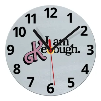 Barbie, i am Kenough, Ρολόι τοίχου γυάλινο (20cm)