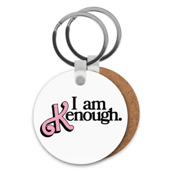 Barbie, i am Kenough, Μπρελόκ Ξύλινο στρογγυλό MDF Φ5cm