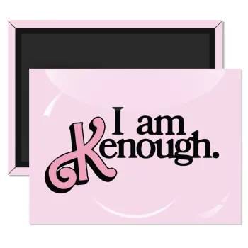 Barbie, i am Kenough, Ορθογώνιο μαγνητάκι ψυγείου διάστασης 9x6cm