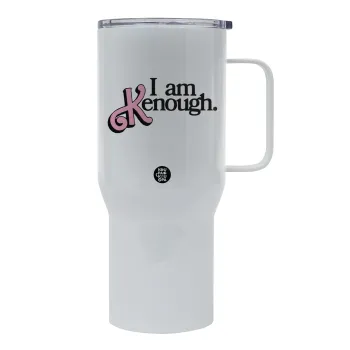 Barbie, i am Kenough, Tumbler με καπάκι, διπλού τοιχώματος (θερμό) 750L