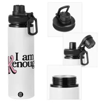 Barbie, i am Kenough, Metal water bottle with safety cap, aluminum 850ml