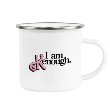 Barbie, i am Kenough, Κούπα Μεταλλική εμαγιέ λευκη 360ml