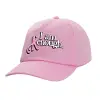 Adult Baseball Cap, 100% Cotton, PINK (COTTON, ADULT, UNISEX, ONE SIZE)
