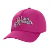 Adult Baseball Cap, 100% Cotton, Purple (COTTON, ADULT, UNISEX, ONE SIZE)