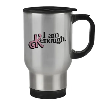 Barbie, i am Kenough, Stainless steel travel mug with lid, double wall 450ml