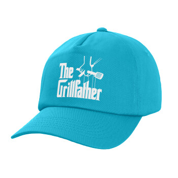 The Grill Father, Καπέλο παιδικό Baseball, 100% Βαμβακερό,  Γαλάζιο