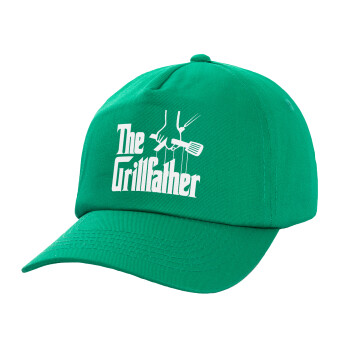 The Grill Father, Καπέλο παιδικό Baseball, 100% Βαμβακερό,  Πράσινο