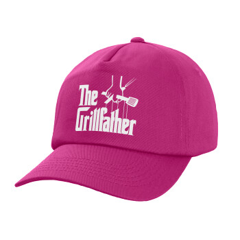 The Grill Father, Καπέλο παιδικό Baseball, 100% Βαμβακερό, Low profile, purple
