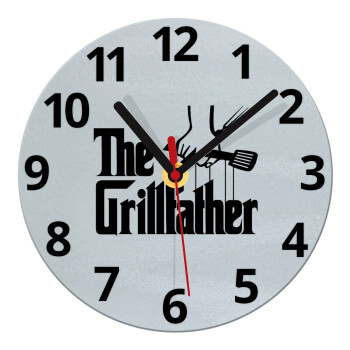 The Grill Father, Ρολόι τοίχου γυάλινο (20cm)