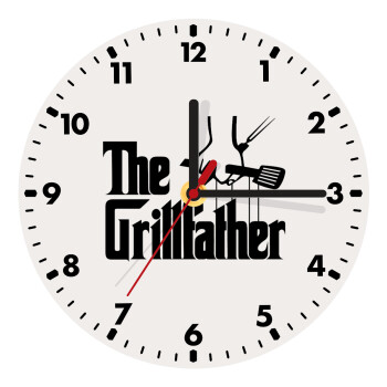 The Grill Father, Wooden wall clock (20cm)
