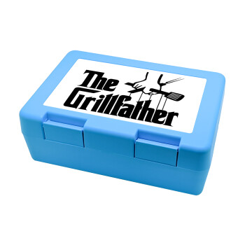 The Grill Father, Children's cookie container LIGHT BLUE 185x128x65mm (BPA free plastic)