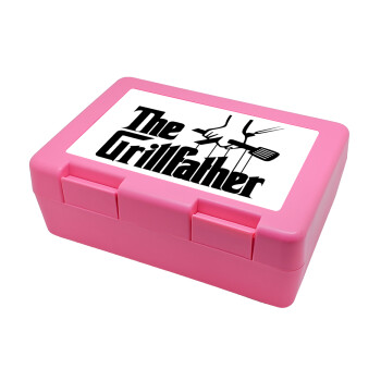 The Grill Father, Children's cookie container PINK 185x128x65mm (BPA free plastic)