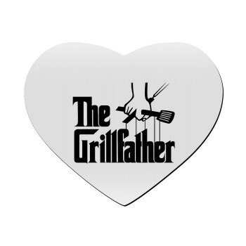 The Grill Father, Mousepad heart 23x20cm