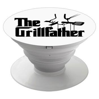 The Grill Father, Phone Holders Stand  White Hand-held Mobile Phone Holder