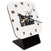 Quartz Wooden table clock with hands (10cm)