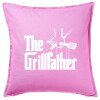 Sofa cushion Pink 50x50cm includes filling