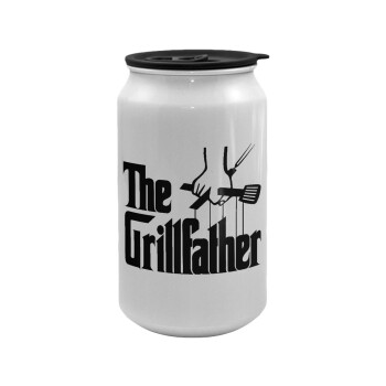 The Grill Father, Κούπα ταξιδιού μεταλλική με καπάκι (tin-can) 500ml