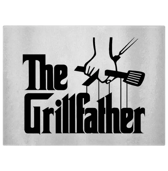 The Grill Father — Επιφάνεια κοπής γυάλινη (38x28cm)
