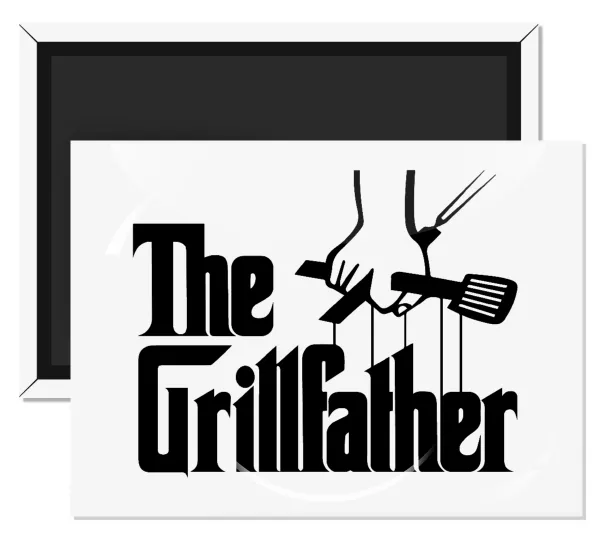 The Grill Father — Ορθογώνιο (9x6cm)