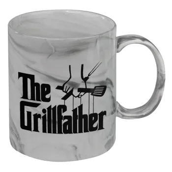 The Grill Father, Κούπα κεραμική, marble style (μάρμαρο), 330ml