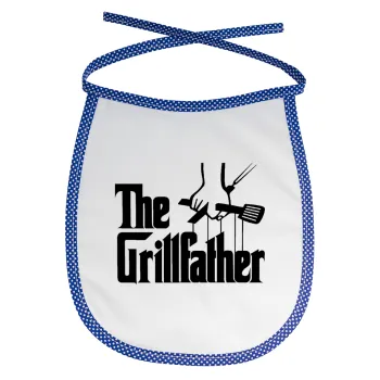 The Grill Father, Σαλιάρα μωρού αλέκιαστη με κορδόνι Μπλε