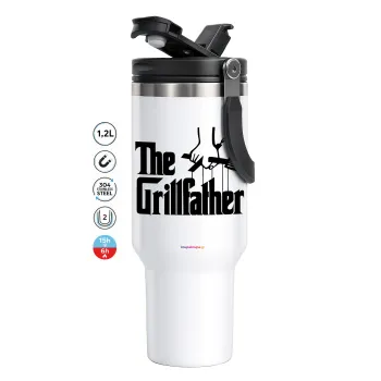 The Grill Father, Mega Stainless steel Tumbler with lid, double wall 1,2L
