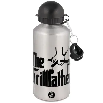 The Grill Father, Metallic water jug, Silver, aluminum 500ml
