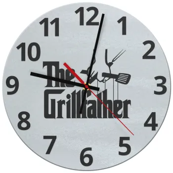 The Grill Father, Ρολόι τοίχου γυάλινο (30cm)