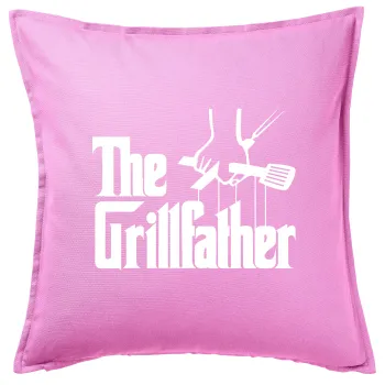 The Grill Father, Sofa cushion Pink 50x50cm includes filling
