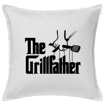 The Grill Father, Sofa cushion White 50x50cm includes filling