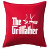 Sofa cushion RED 50x50cm includes filling