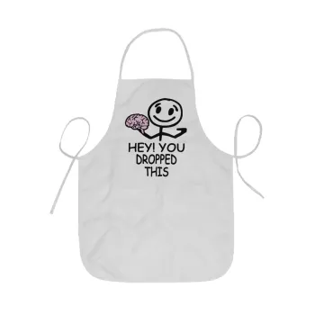 Hey! You dropped this, Ποδιά Σεφ ολόσωμη κοντή  Παιδική (44x62cm)