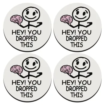 Hey! You dropped this, ΣΕΤ 4 Σουβέρ ξύλινα στρογγυλά (9cm)