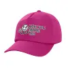 Adult Baseball Cap, 100% Cotton, Purple (COTTON, ADULT, UNISEX, ONE SIZE)