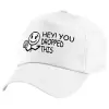 5-Panel Cap White, 100% Cotton (Twill), (UNISEX, ONE SIZE)