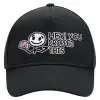 Adult Ultimate Hat BLACK, (100% COTTON DRILL, ADULT, UNISEX, ONE SIZE)