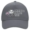 Ultimate Adult Hat Grey, (100% COTTON DRILL, ADULT, UNISEX, ONE SIZE)