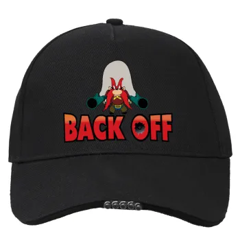 Yosemite Sam Back OFF, Καπέλο Εργασίας & Δραστηριοτήτων με LED Φως - Ιδανικό για Νύχτα & Χαμηλό Φωτισμό (100% ΒΑΜΒΑΚΕΡΟ, ΕΝΗΛΙΚΩΝ, UNISEX)